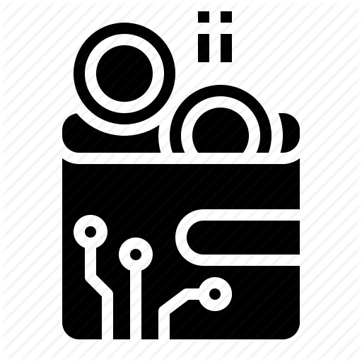 Bitcoin, Cryptocurrency, Digital, Wallet Icon