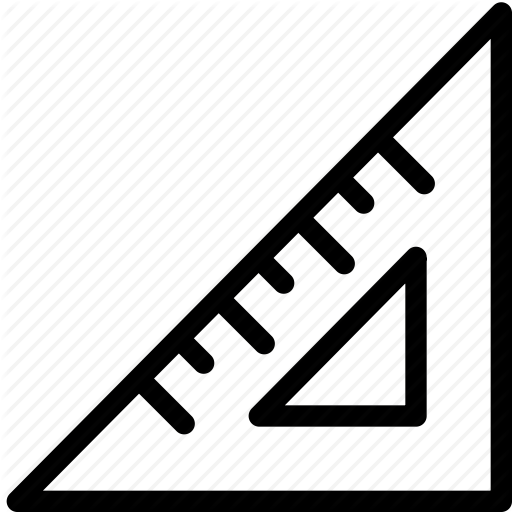 Dimension, Length, Measurement, Ruller Icon