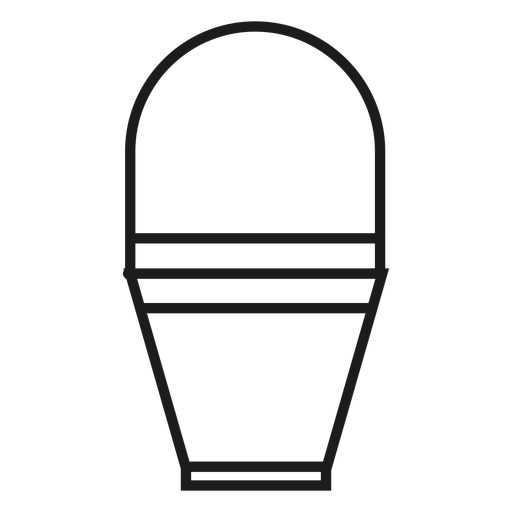 Square Back Chair Stroke Icon