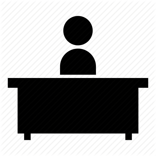 Desk, Direction, Director, Management, Office, School, Table Icon