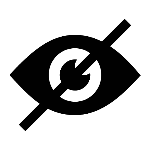 Eye, Disabled Icon Free Of Ionicons