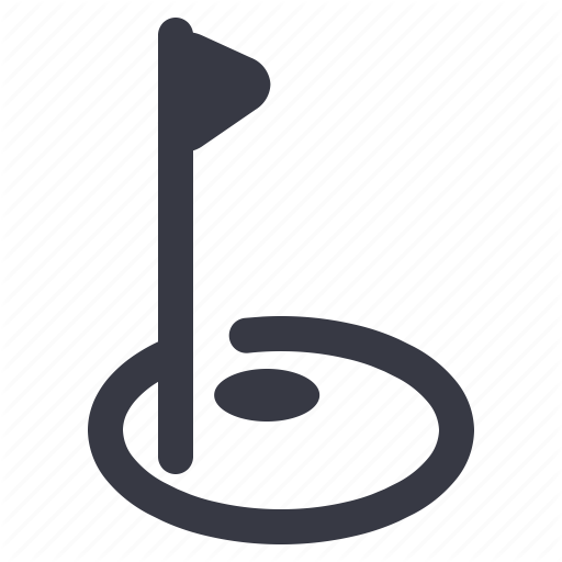 Court, Flag, Goal, Golf, Poin, Sport Icon