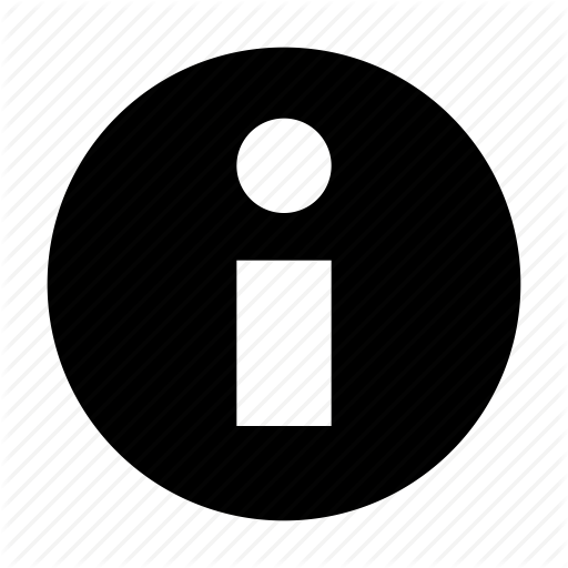 About, Info, Information, Manual Icon