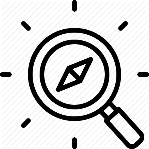 Compass, Discover, Explorer, Search Icon