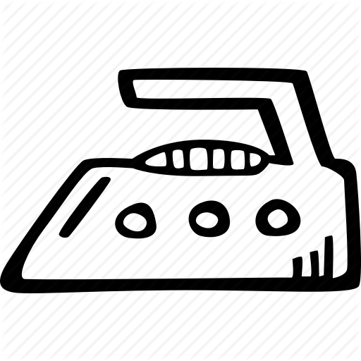 Set Cleanup Icons Setcollection Iron Stock Vector