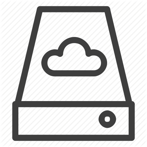 Cloud, Data, Database, Disk, Storage Icon