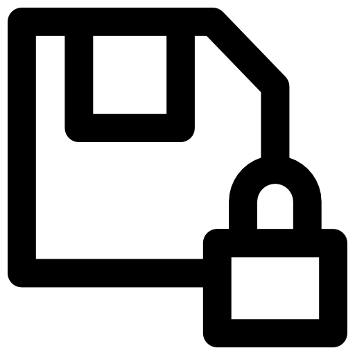 Diskette Icon Security Tools Vectors Market