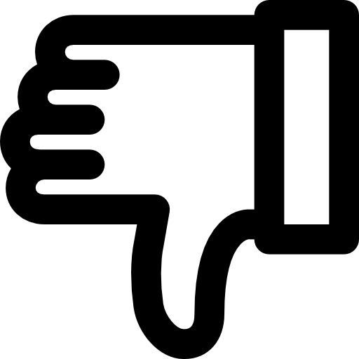 Dislike Icon Essentials Smashicons