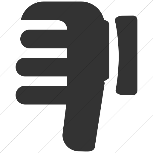 Simple Dark Gray Broccolidry Dislike Icon
