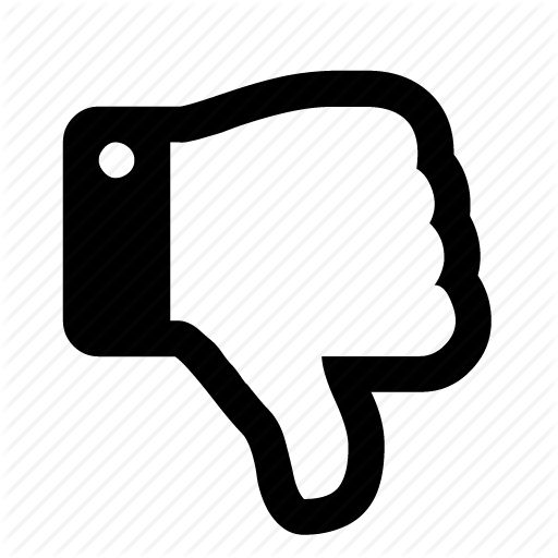 Dislike, Down, Thumbs Icon