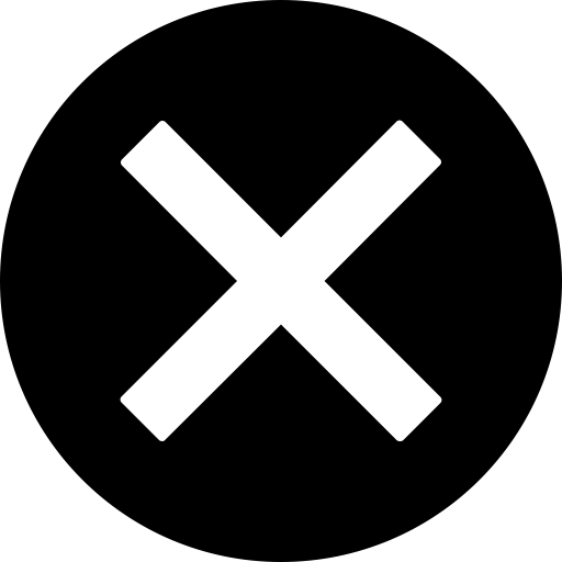 Close, Delete, Remove, Cancel, Circle, Dismiss Icon