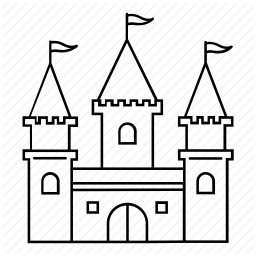 Amusement Park, Castle, Disney, Theme Park Icon