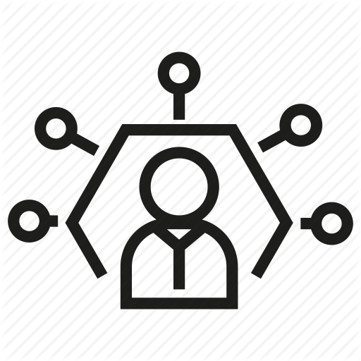 Distribution, Management, People Icon