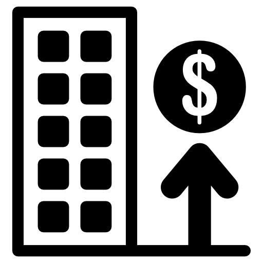 Rising House Prices Icons Free Download