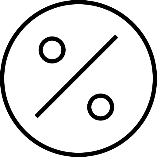 Division Sign In Circular Outlined Button Icons Free Download