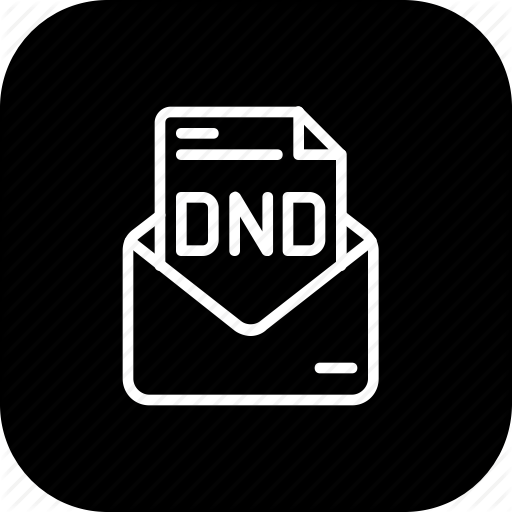 Disturb, Dnd, Do, Mail, Message, Not, Service Icon