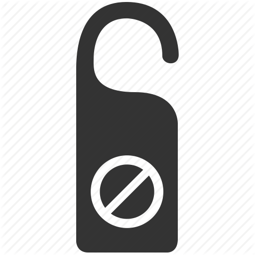 Cancel, Cancel Booking, Close, Do Not Disturb, Door Hanger, Error