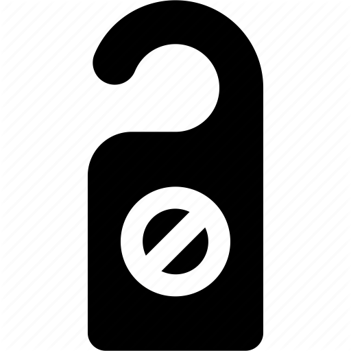 Disturb, Do Not Disturb, Hanger, Privacy, Private Icon