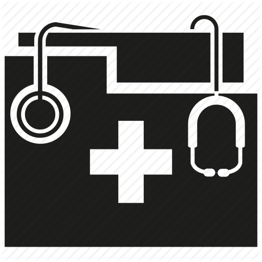 , Folder, Medical Data, Medical File, Medical Record Icon