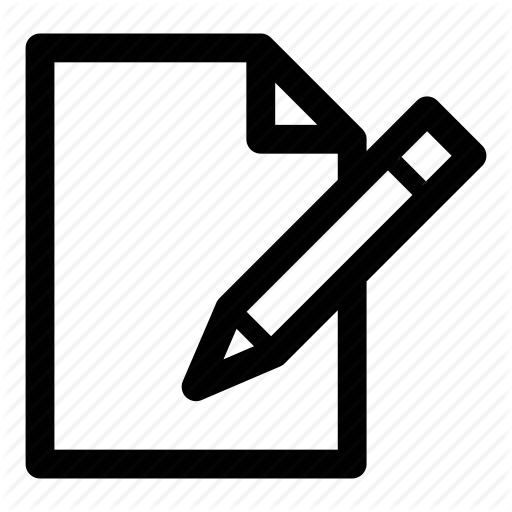 Edit Document Icon Free Icons