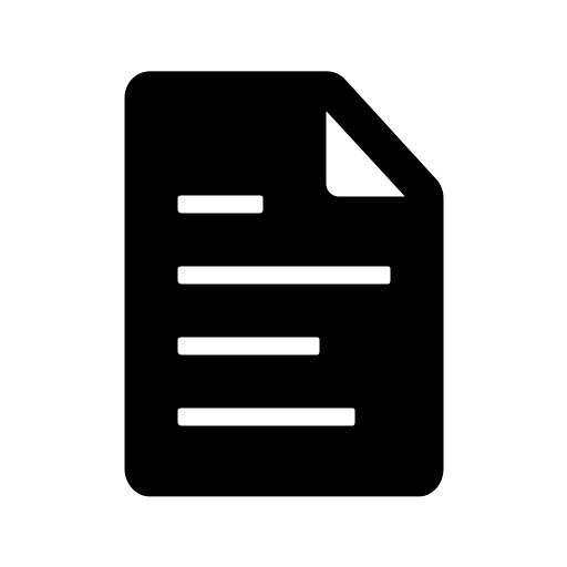 Document Text Icon Iconshow