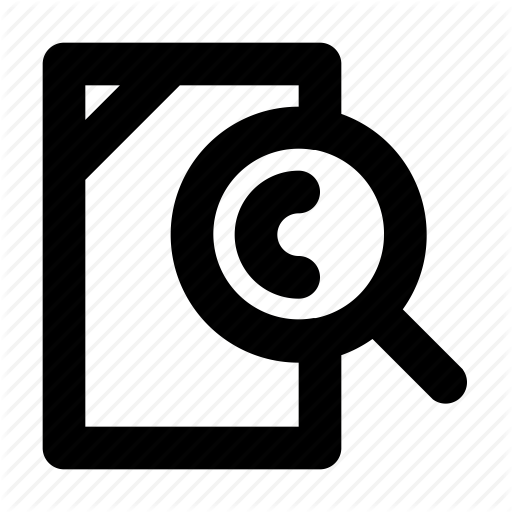 Business, Document, Management, Search Icon
