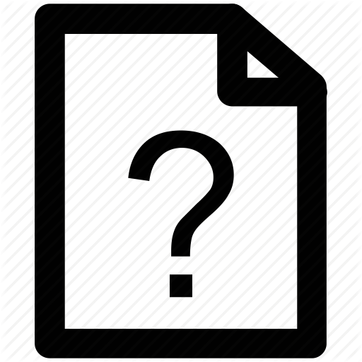 Faq, Question Mark, Uncheck Document, Unknown Document, Unnamed