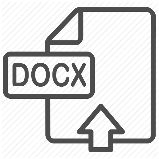 Document, Docx, File, Upload, Word Icon