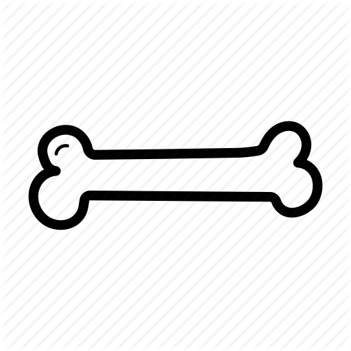 Bone, Bones, Dog, Hand Drawn, Pet, Pet Store, Vet Icon