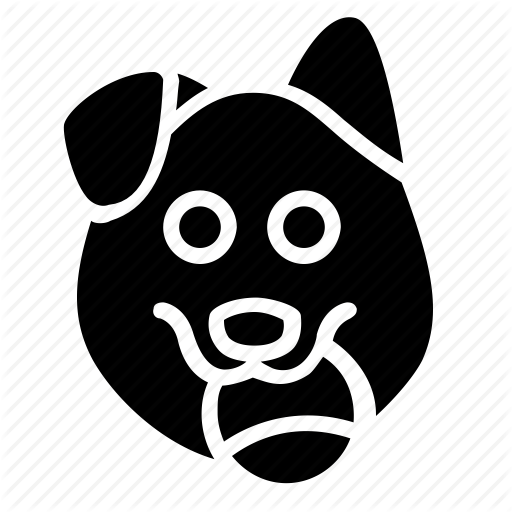 Animal, Dog, Head, Pet, Young Icon