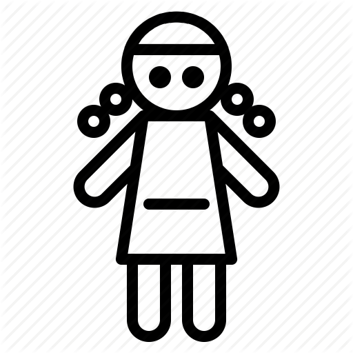 Baby, Childhood, Doll, Girl, Kid, Toy Icon
