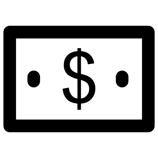 Dollar Bill Icon Hotel Elements Vectors Market