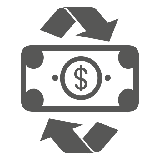 Recycling Dollar Bill Icon