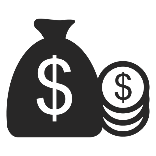 Dollar Bag Coins Icon