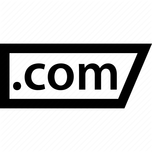 Com, Domain, Extension, Name Icon