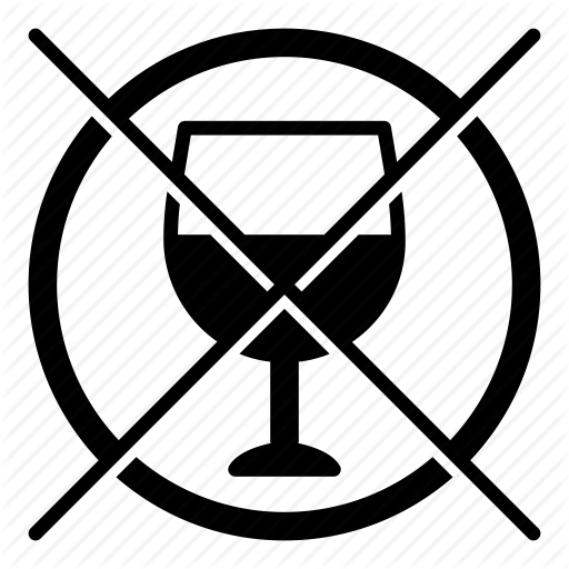 No Alcohol Icons