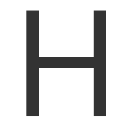 Uppercase H Icon
