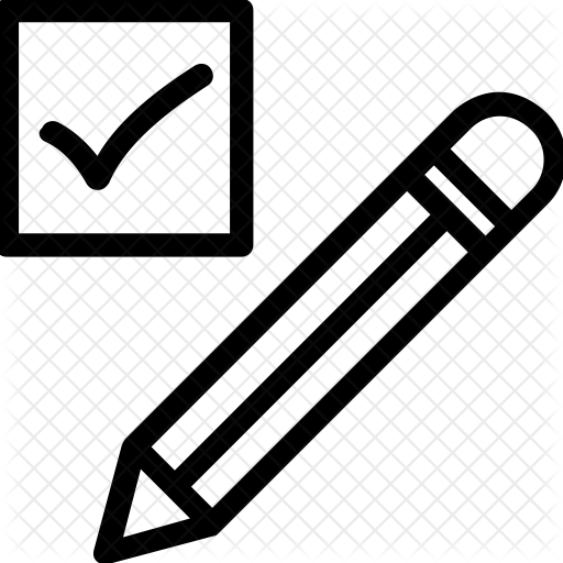 Checkmark Pencil Transparent Png Clipart Free Download