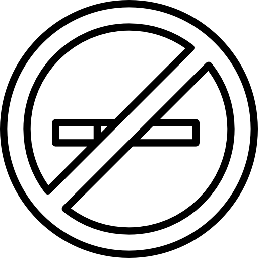 Tube Don't Smoke Sign