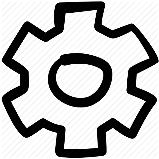 Cog, Doodle, Gear, General, Machine, Setting, Settings Icon