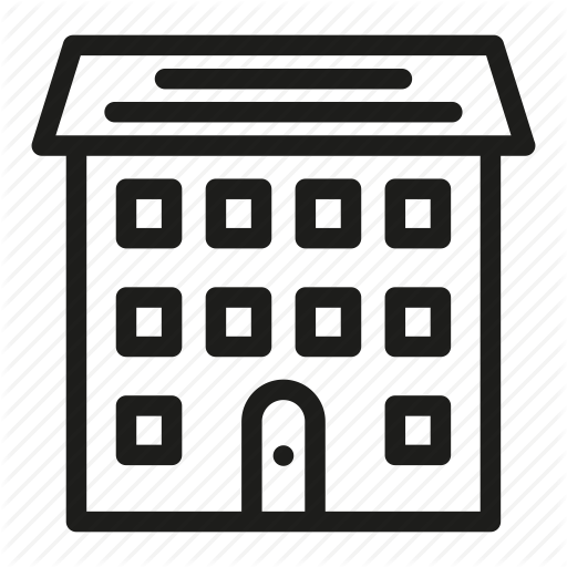 Buildings, Construction, Dorm, House, Real Estate Icon