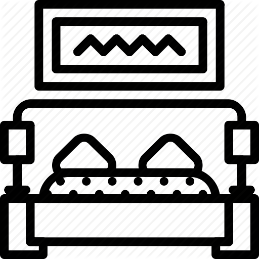 Belongings, Dorm, Furniture, Households Icon