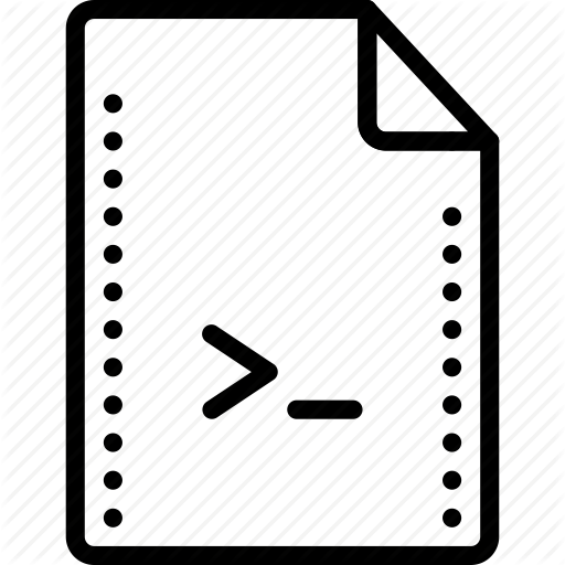 Command, Dos, File, Folders, Script, Shell, Type Icon