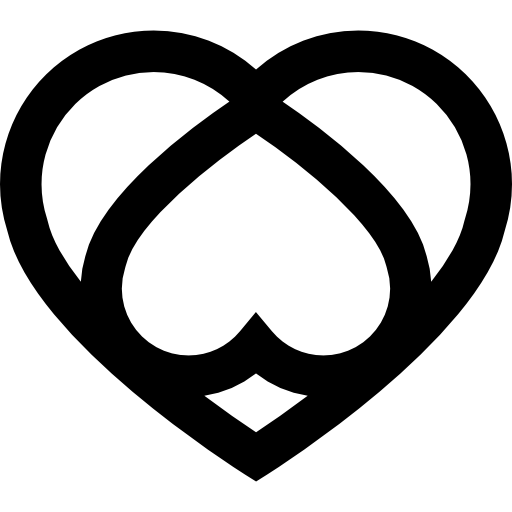 Double Heart Icons Free Download