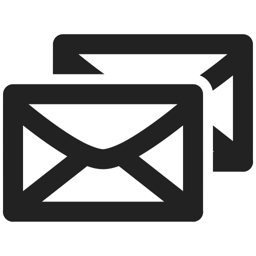 Communication, Letter, Message, Email, Double Icon