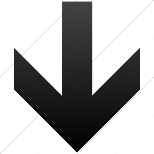 Simple Black Gradient Aiga Down Arrow Icon