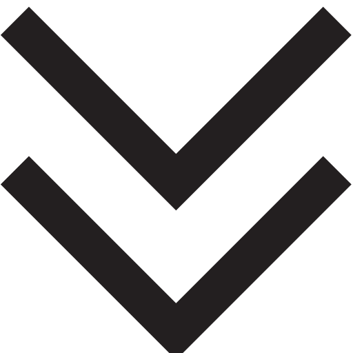 Arrow, Double, Down Icon