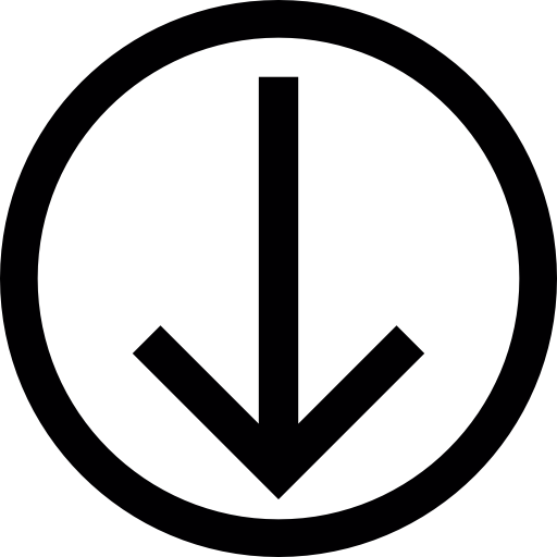 Round Download Button