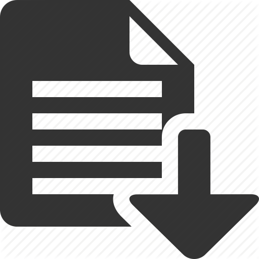 Arrow, Document, Down, Download, Extension, File, Paper Icon