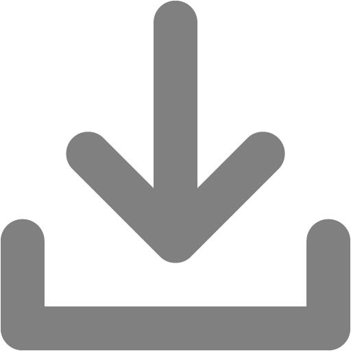 Gray Download Icon